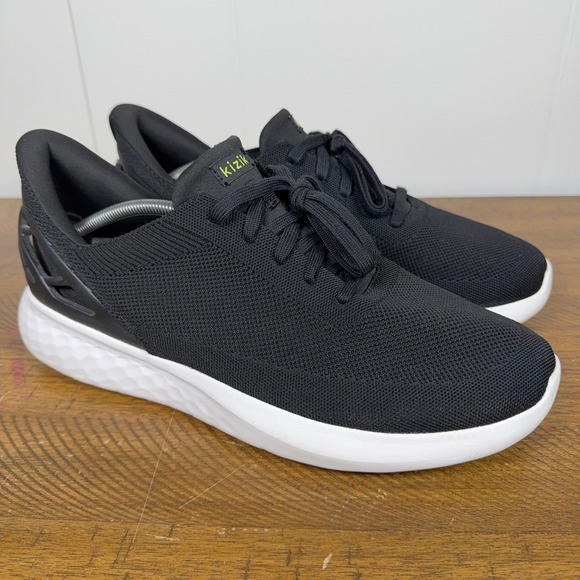 Kizik Other - Kizik Shoes Mens 13 Wide Black Athens Hands Free Slip On Athletic Sneakers